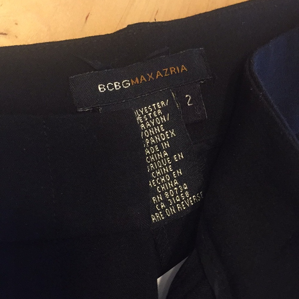 BCBG MAXAZRIA 🌿 DRESS PANTS 🌿 BLACK 🌿 stretch - Picture 3 of 4